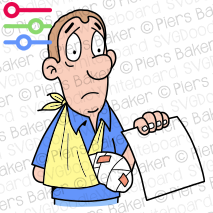 MedicalreportInjuryCompensationInsuranceDoctorLetterSlingBrokenarmhandBandageSad.png