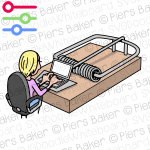MouseTrapScammerHackerPhishingTrickConCriminalSurpriseLaptopComputerWomanWorkingUnaware.png
