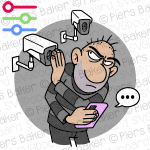 CrookCriminalThiefRobberBurglarScammerHackerPrivacyPrivateBlockCameraCCTVAngryOverlookedAnnoyedMobilePhoneCell.png