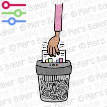 handarmshredderwastetrashpaperworkdestroydocumentsdatachartssecurity.png