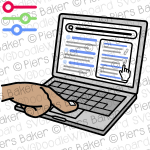 HandClickLinkSearchResultsPressLaptopComputer.png