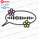SoeechBubbleTalkNicelySweetFlowersDelicateLoveHappy.png