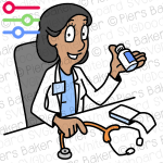 DoctorMedicSurgerydrugsPillsHealthcareBlack.png
