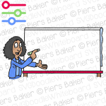 WomanBoardWritePresentTeacherDrawFlipchartBlank.png