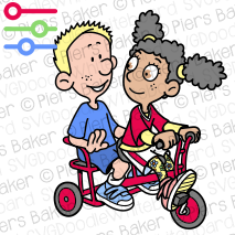 ChildrenBoyGirlBlackDiversityKidsRideToyPedalTrikeBikeKindergartenSchoolPlaySitHappySmile.png
