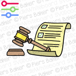 GavelLawLegalContractDocumentScrollGuaranteeWarrantyTrustWillHammer.png