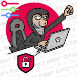 HackerScammerLaptopComputersecurityBreachIntruderRansomwareUnlockBreakInPadlock.png