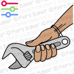 BlackfemaleWomanhandWrenchSpannerToolGripTightenScrewFixRepairMendservice.png