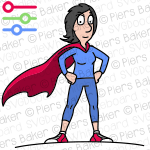 WomanfemaleSuperheroCapeConfidentConfidenceActionStrong.png