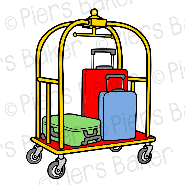 HotelLuggageBaggageBagsTrolleyHolidayVacationStay.png
