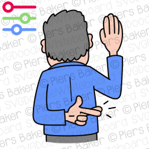FingersCrossedLieCheatFraudraisehandLoyaltySwearAllegiancefakeDishonest.png