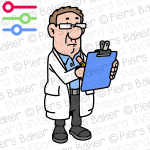 EngineerDoctorPharmacyMedicHealthcareTestExamineClipboardScientistProfessorRecordDataWhiteCoatWriteComplete.png