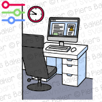 DeskComputerEmptyChairClockWorkplace.png