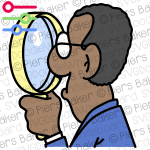 ManGlassesMagnifyingGlassSearchInspectionStudyLookEnlargeTest.png