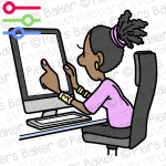 NalaBlackWomanComputerPointScreenMonitorCheckingInspectionClose.png