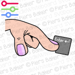 WomanFemaleHandFingersPressKeyboardEnterClick.png
