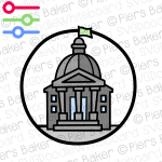 MuseumCollegeUniversityBuildingGovernmentTownHallPoliticsDomePillarsFlag.png