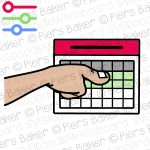 HandPointingCalendarDiaryDatesScheduleDaysWeeksMonths.png
