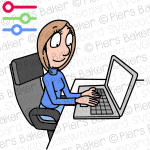 WomanFemaleLaptopComputerTypeWorkingWFHWorkplaceKeyboard.png