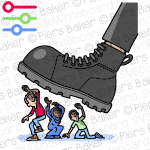 GiantBigFootShoeTreadSquashSmallLittlePeopleTrample.png