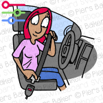 WomanPutOInSeatBeltSafetySecurityClickDriveCarVehicleAutomobileSteeringWheel.png