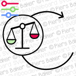 ScalesJusticeFairnessUpDownGreenRedArrowIconSymbol.png