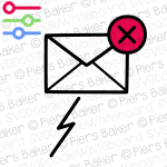 DeleteEmailRemoveTrashSpamIconSymbolGraphicXCrossFlashEnvelope.png