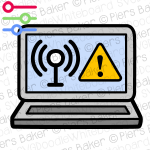 WifiSignalWarningTriangleLaptopComputerIconsSecurityBreachintrusionDetection.png