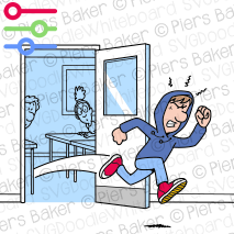 BoyStudentSchoolRunRushHurryAngryleaveClassroom.png