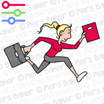 BusinessWomanRunningCompetitionRaceSprintCompeteAthleticsHurryBriefcase.png