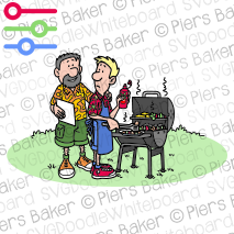 BBQBarbecueFriendsShowPaperworkLetterDocumentCookChefApronOutsideWeekendRelaxedComplianceRequest.png