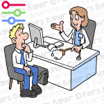 DoctorPrognosisPatientIllSickUnsureStressStethoscopeDeskMeeting.png