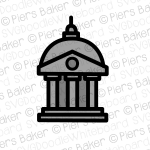 MuseumCollegeUniversityBuildingGovernmentTownHallPoliticsDomePillarsIconSymbol.png