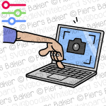 HandKeyboardLaptopComputerTakephotographPictureScreengrabScreenshotClickPhoto.png