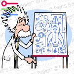 ProfessorScientistRocketScienceFlipchartWriteLectureTeacherEinsteinWorkingsScribblesPlans.png