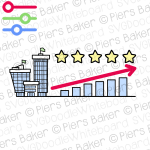 OfficeBuildingCompanyReputationSalesBarChartGraphStarsReviewSalesRevenueRedArrow.png