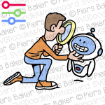 ManInspectClloseLookMagnifyingGlassAiArtificialIntelligenceRobotSmileGrinHappy.png