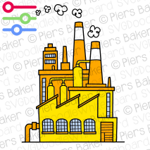 FactoryManufactureBuildingColourColorIndustryPollution.png