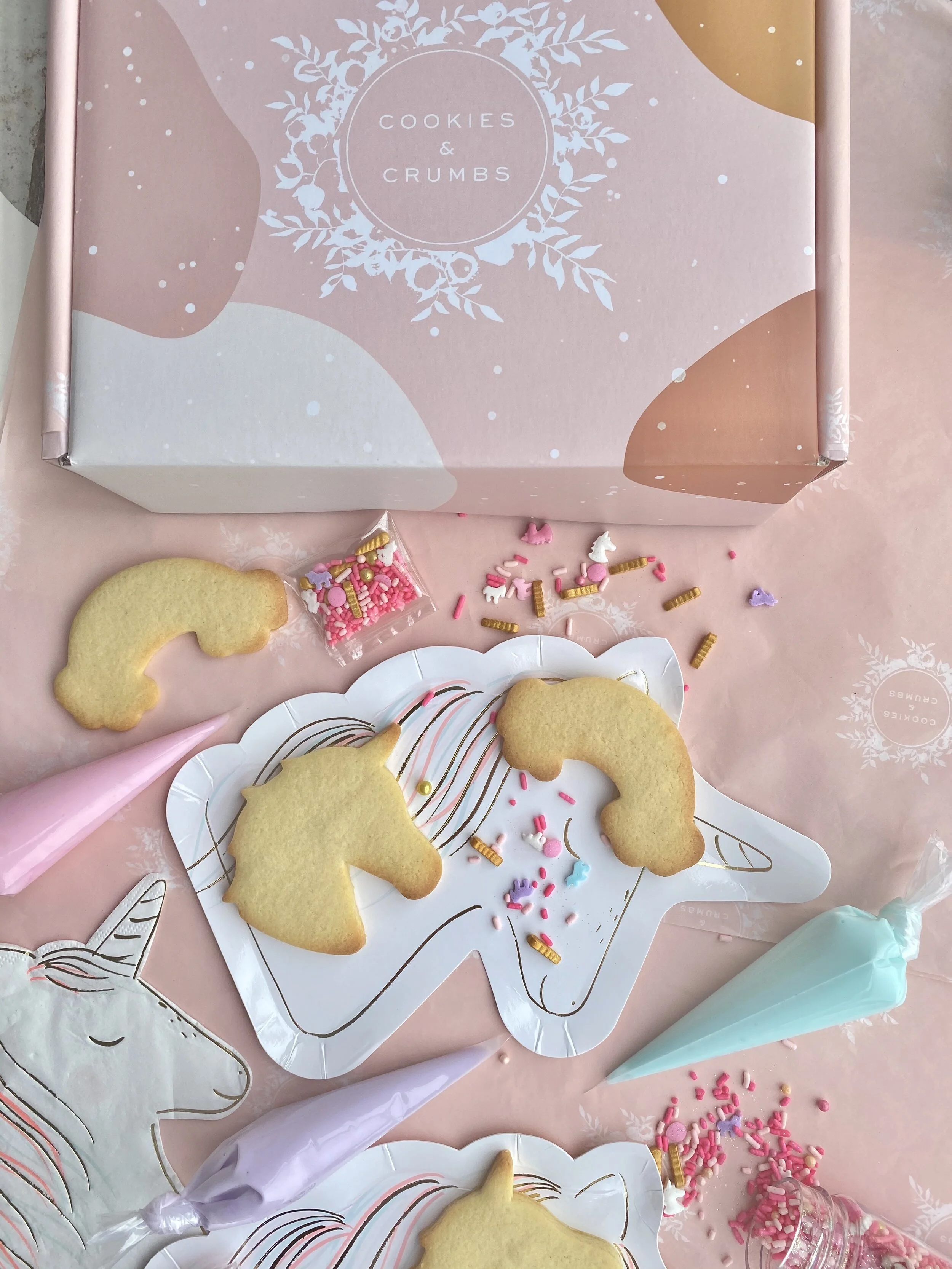 DIY GIRLS UNICORN cookie kit