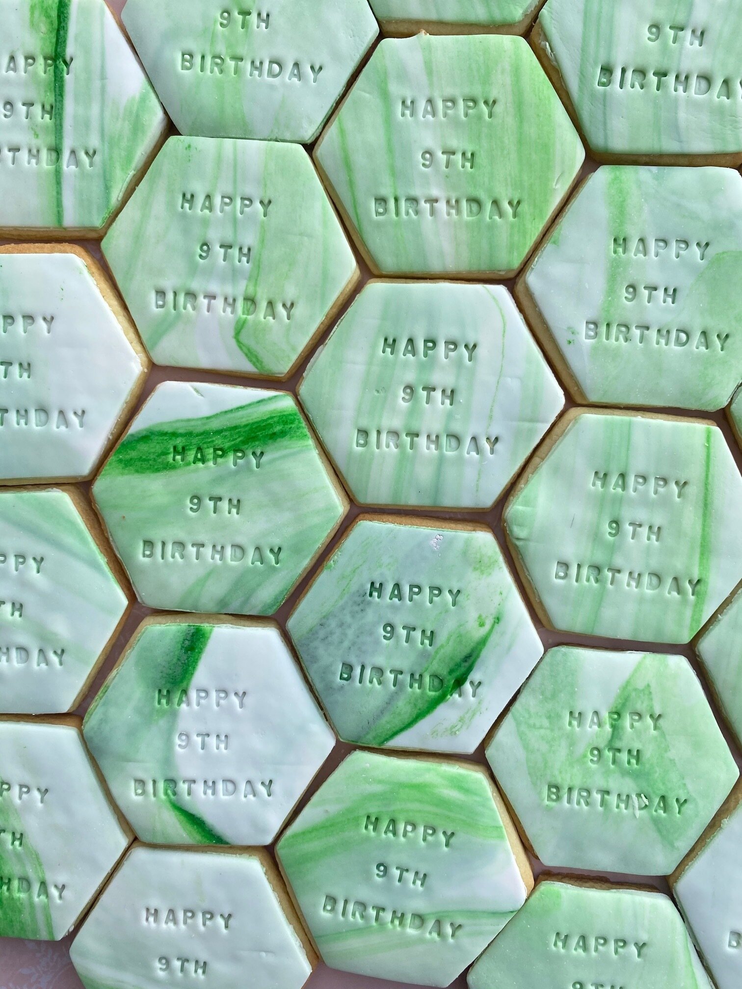MARBLE GREEN HEXAGON collection