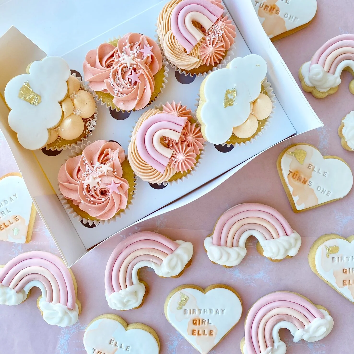 boho-cupcakes-rainbow-peach-birthday.JPG