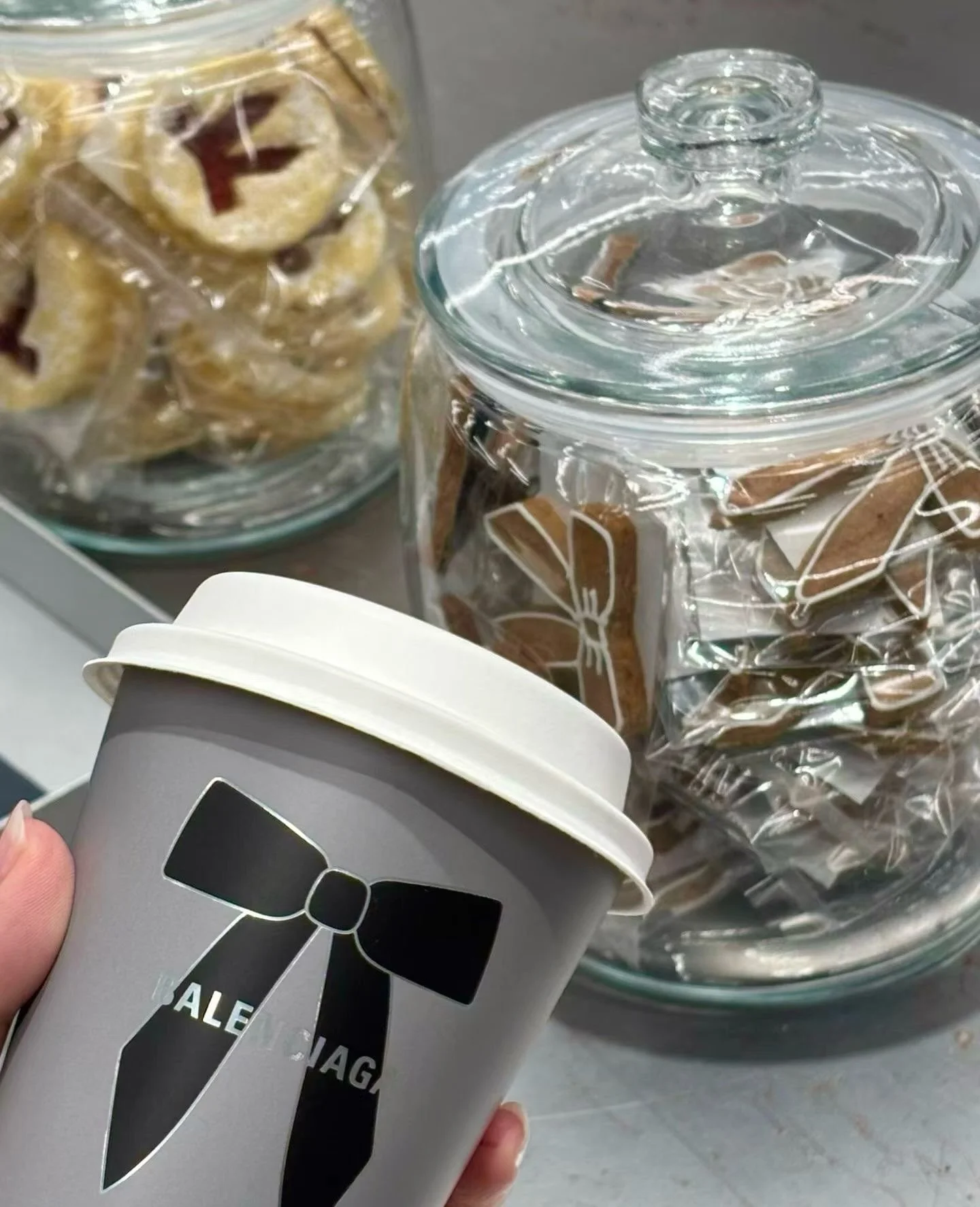 🍪✨ We&rsquo;re live at Balenciaga Chadstone ✨🍪
Our cookies are all set up and looking right at home on this beautiful cart 🤍
Pop in today, take a look and treat yourself to a cookie while you shop 🖤
A little sweet moment, Balenciaga style ✨

#Bal