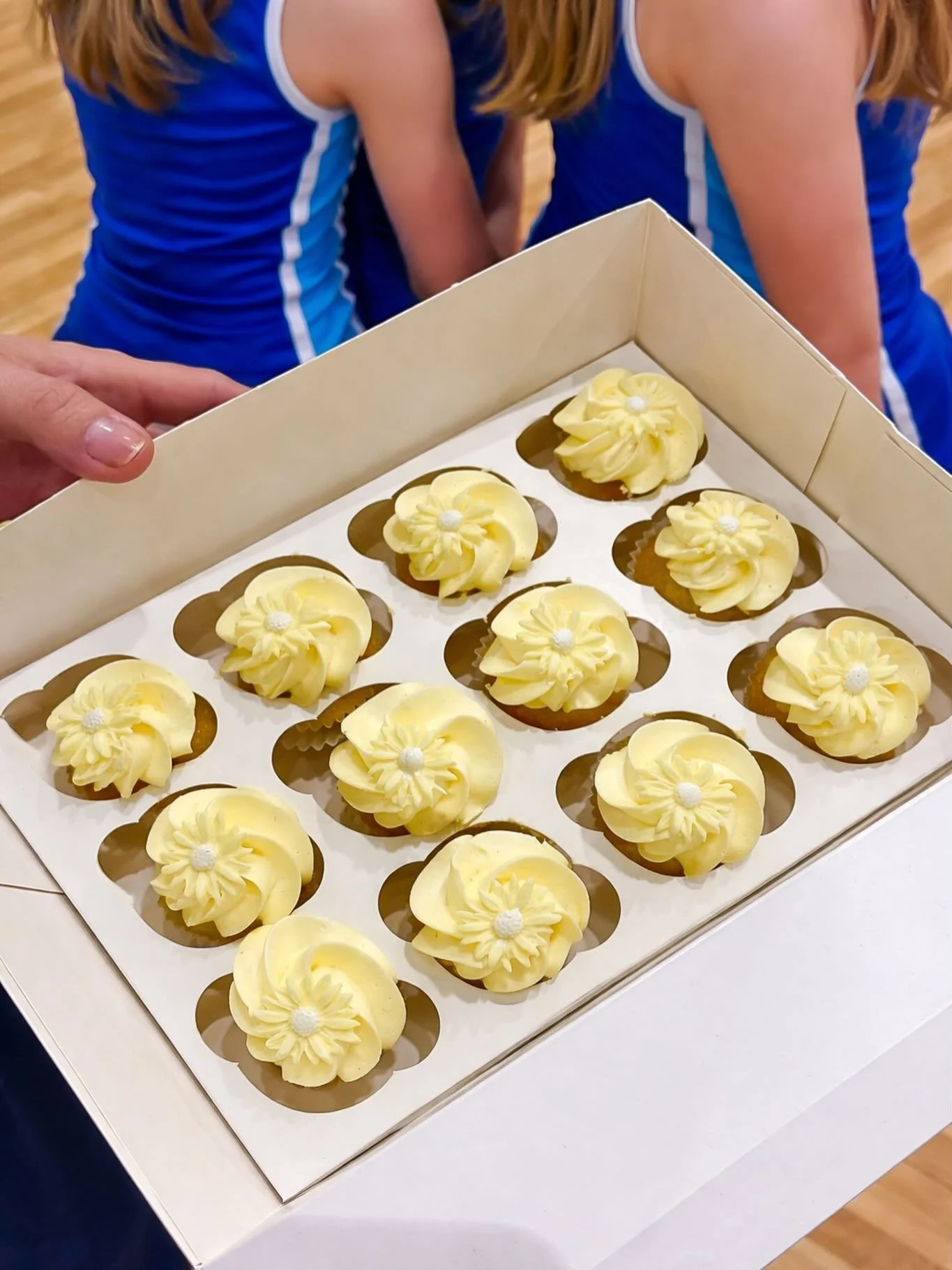 Sunflowers on and off the court 🌻💛

Celebrating our beautiful netball girls with these sunflower cupcakes-bright, fun and full of team spirit. Just like the Sunflowers team 🌻

And what a way to celebrate&hellip; Finals WINNERS! 🏆💛 So proud of th