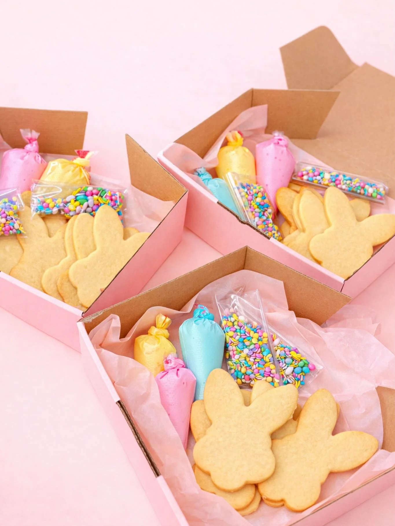Our much-loved Easter DIY Cookie Kits are back 🐰💗
Sweet, simple and full of pastel goodness &bull; everything you need to create your own little masterpieces at home.

Perfect for gifting, entertaining or a fun Easter activity with the kids ✨