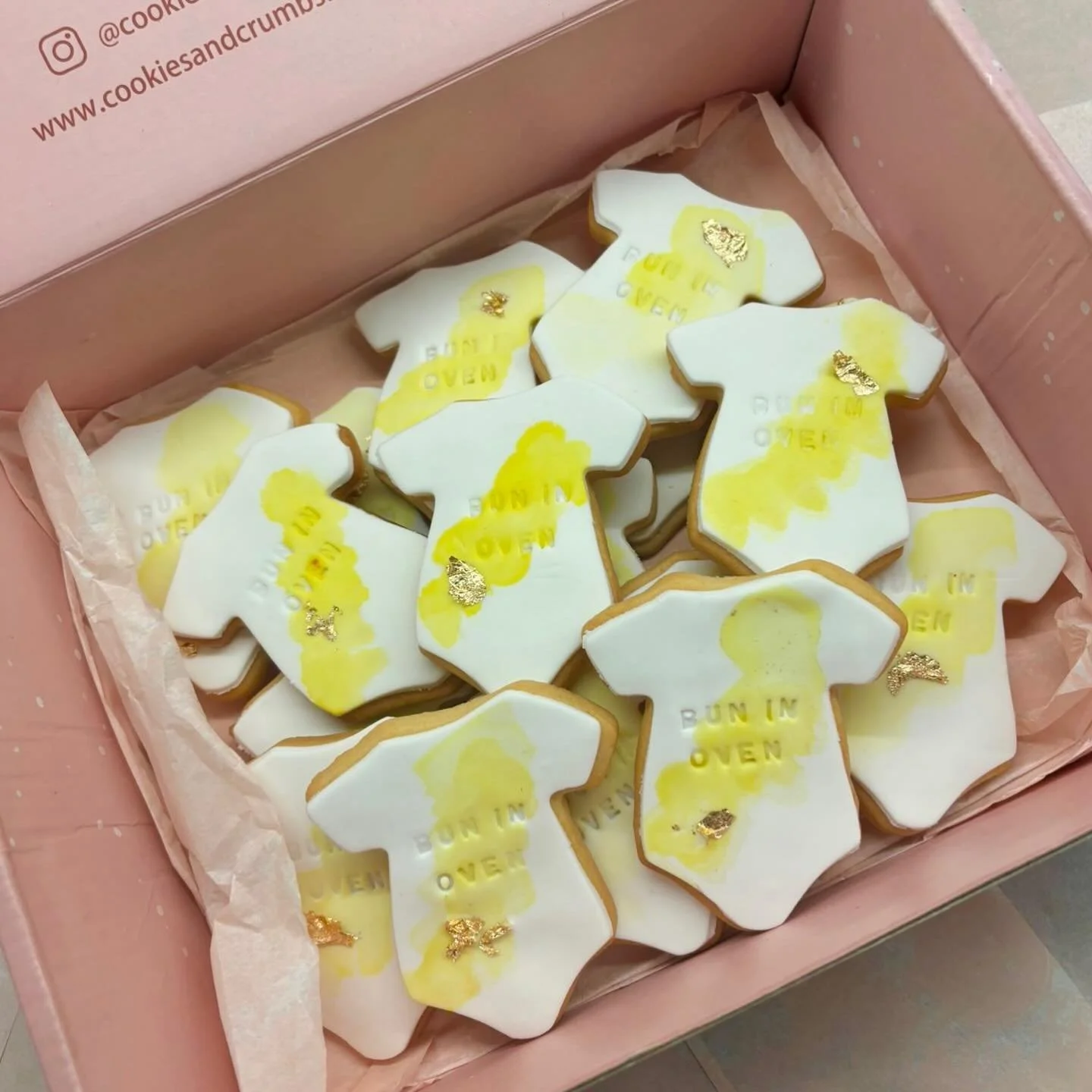A little bun in the oven deserves something extra sweet 💛✨
Loved creating these custom cookies for a beautiful baby celebration 👶🏼🍼

#bunintheoven #customcookie #babyshower #cookiesmelbourne