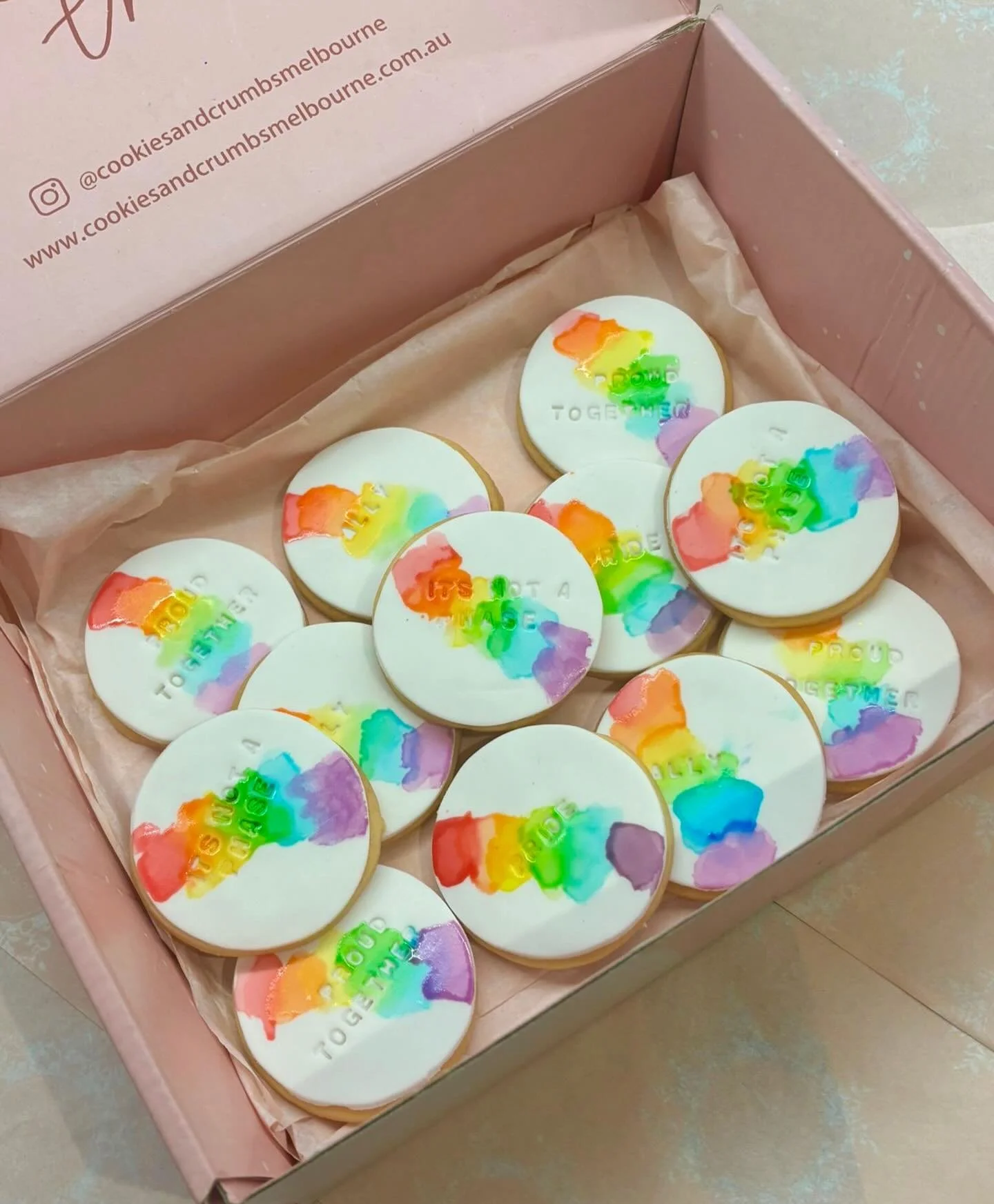 Hundreds of custom Pride Week cookies created for Mercedes-Benz 🌈✨
A colourful way to celebrate inclusivity, connection and community.

Loved bringing these soft rainbow designs to life for such a special event 💖

#PrideWeek #MercedesBenz #Corporat