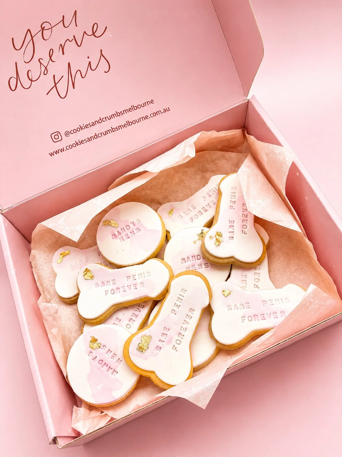 Same penis forever 💍🍆💗

The cheekiest &ldquo;I do&rdquo; you&rsquo;ll ever give 😂
Custom hens cookies, made for celebrating the bride-to-be in style ✨

#hensparty #henscookies #customcookiesmelbourne