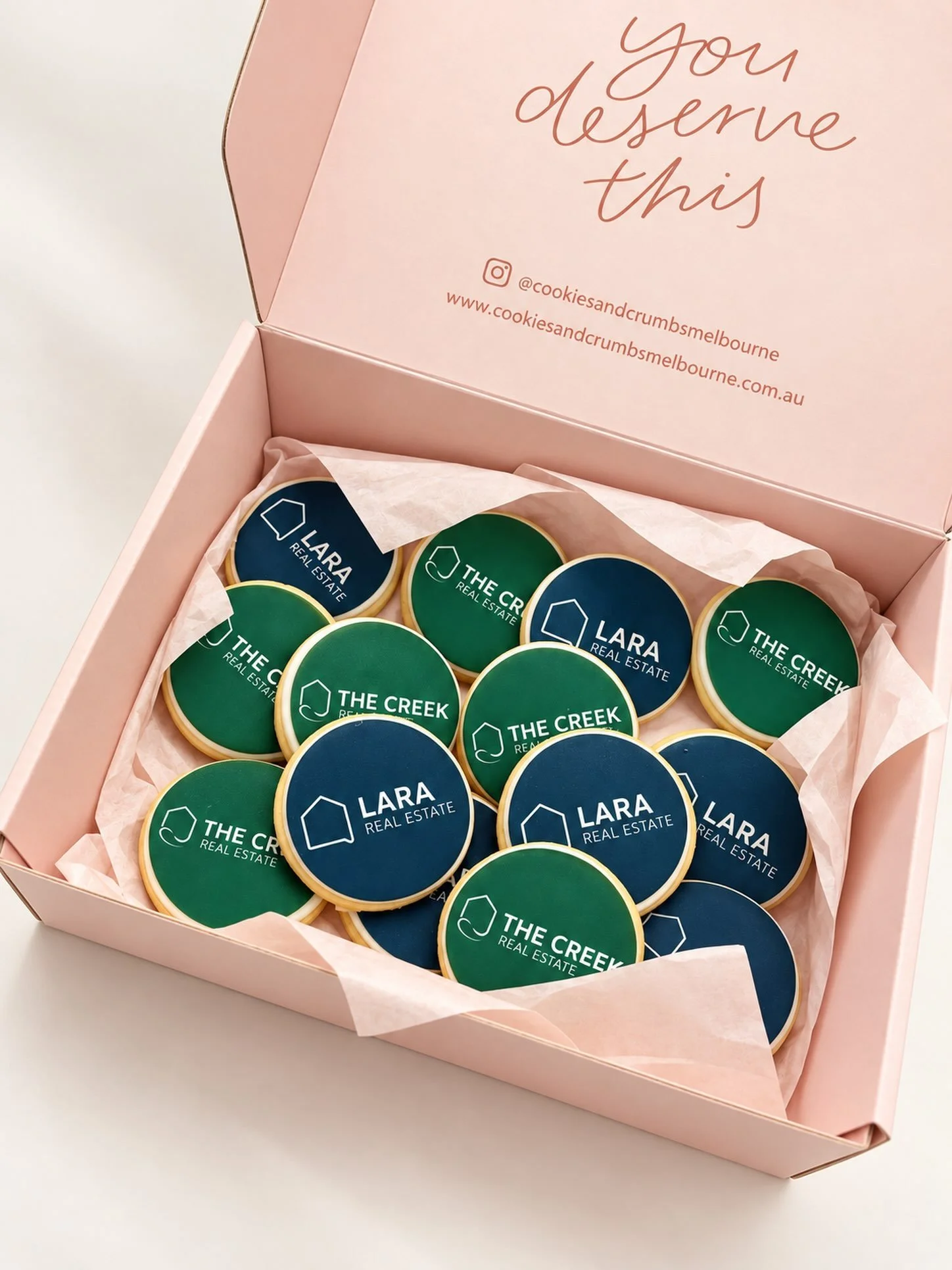 A little something to make their day sweeter 🤍🍪

Our custom branded logo cookies are the perfect way to add a personal touch to client gifts, settlement gifts and corporate celebrations.

Designed to match your brand, beautifully packaged and made 