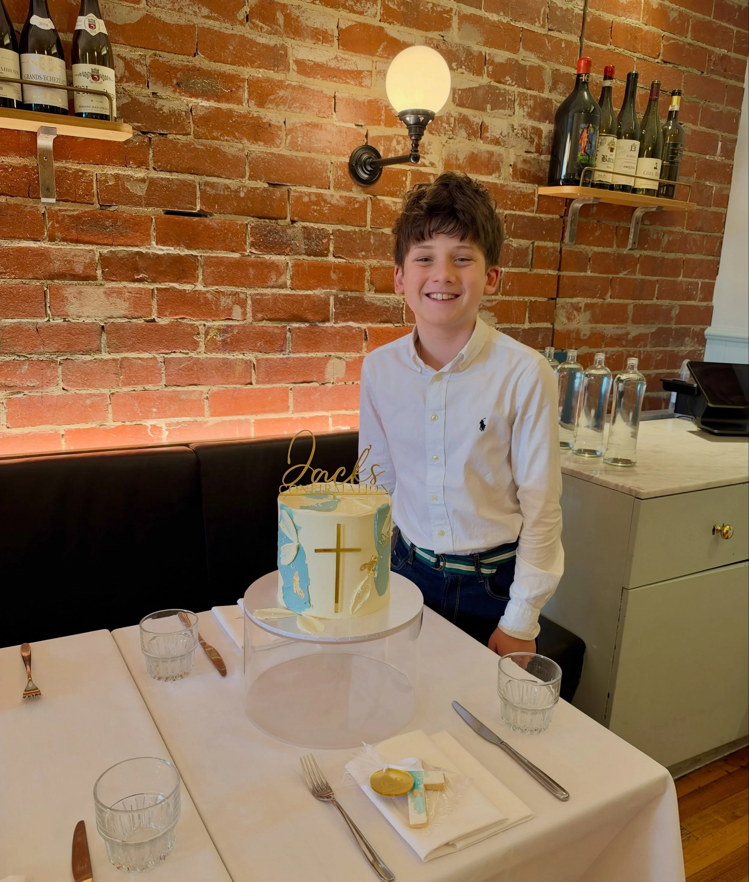 Jack&rsquo;s Confirmation 🕊️🤍

Such a special day celebrating our boy. So proud of you, Jack, and the wonderful young man you are becoming.

A beautiful day of faith, love and family, and so lovely to have everyone together at Riserva Wine to celeb