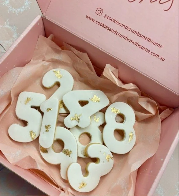 Personalised Number Cookies